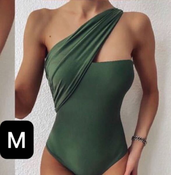 水着 レディース グリーン 緑 レッド 赤 セクシー 可愛い プール 海 M サイズ パッド あり ファッション 2色から選べます