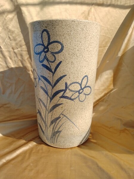 傘立て 23x41cm いい筆さばきの花