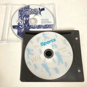 ニンテンドー NINTENDO Wii Sports 大乱闘スマッシュブラザーズ X Wiiスポーツ ケース説明書無し ディスクのみ 動作未確認のジャンク扱い