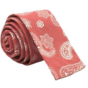 【新品】送料無料 Helios PAISLEY TIE RED・ネクタイ・スクエアエンドタイ・メンズ・ビジネス・フォーマル・カジュアル・冠婚葬祭