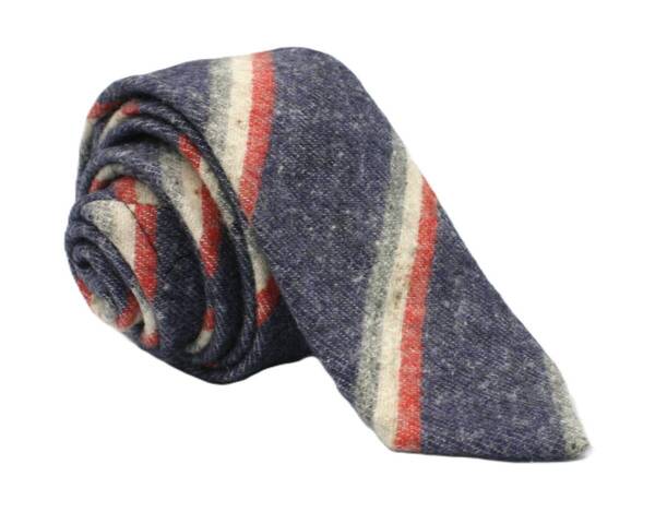 【新品】送料無料 Helios MARIN BIAS NARROW TIE NAVY・ネクタイ・ナロータイ・メンズ・ビジネス・フォーマル・カジュアル・冠婚葬祭