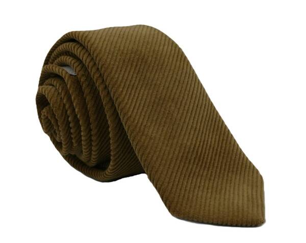 【新品】送料無料 Helios CORDUROY NARROW TIE BEIGE・ネクタイ・ナロータイ・メンズ・ビジネス・フォーマル・カジュアル・冠婚葬祭