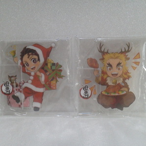 【国内正規品】鬼滅の刃 カフェ ufotable Cafe クリスマス 2020 ランダム アクリルスタンド 煉獄杏寿郎 竈門炭治郎 2種セット