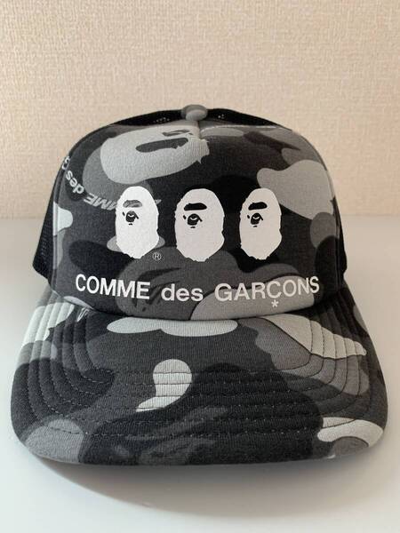 Comme des Garcons OSAKA x BAPE CAMO MESH CAP