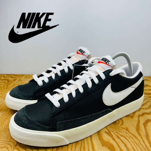 【未使用】NIKE BLAZER LOW '77 VNTG ブラック/ホワイト 27cm DA6364-001 ナイキ ブレーザー ロー ビンテージ スニーカー