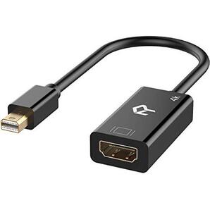 Rankie Mini DisplayPort(Mini DP)(Thunderbolt)-HDMIアダプター ブラック