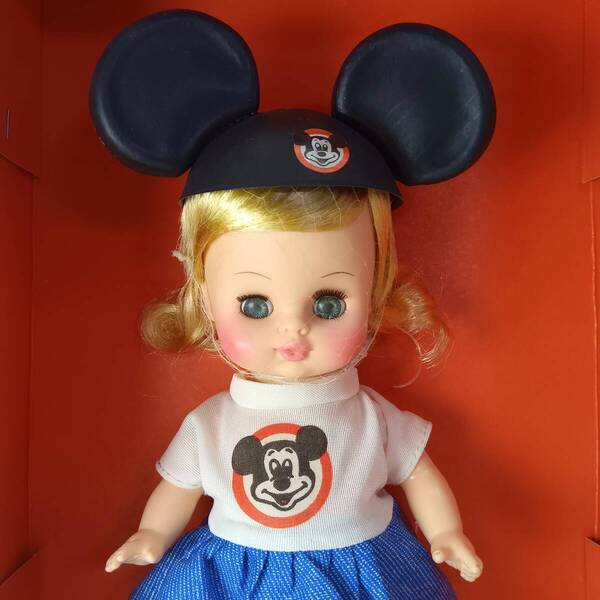 50~60年代 ミッキーマウスクラブ マウスケティア ガール スリープアイ 箱付 ホースマン社製 Mickey Mouse Club Official Mouseketeer Girl