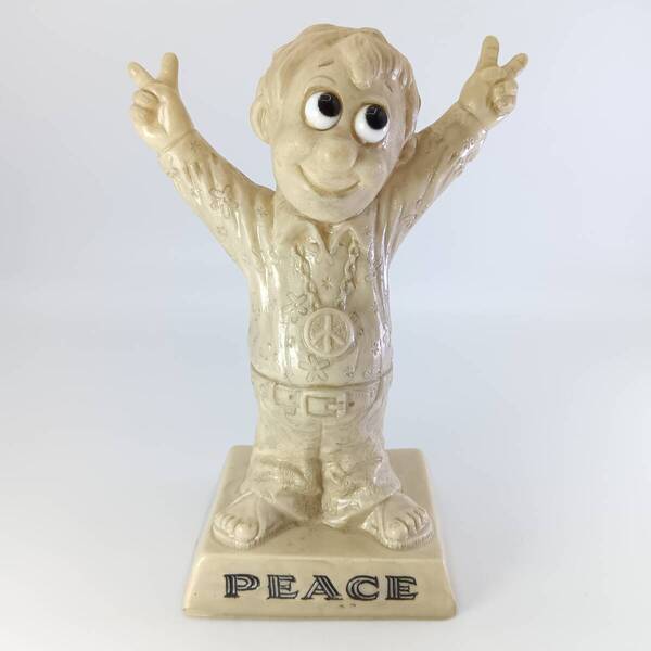②70's メッセージドール PEACE ピースマーク シリースカルプス