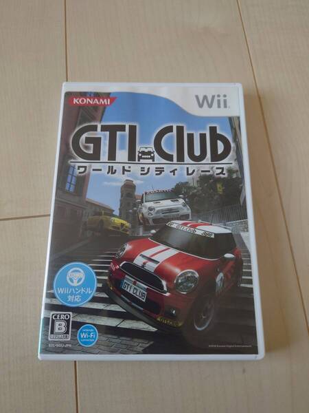 任天堂 Wii用ソフト コナミ GTI Clubワールドシティレース 中古
