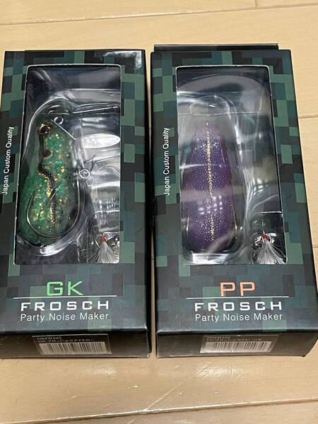 ジーク◆フロッシュ▲GK ラメイエロー&PP ラメピンク▲バス ライギョ ナマズに◆定価総額3355円