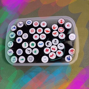 ゴルフスタンプ 3個選べます 油性なのでボールの目印に使えます