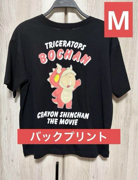 クレヨンしんちゃんTシャツ オラたちの恐竜日記 Mサイズ バックプリント