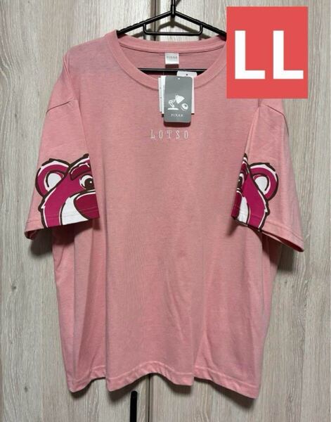 ディズニー ロッツォ レディース Tシャツ 総柄 LLサイズ トイストーリー
