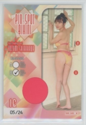 紗綾 オフィシャルトレーディングカード ピンスポ ビキニオール