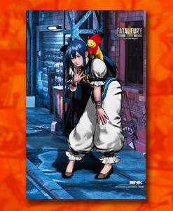 PS4/PS5 餓狼伝説 City of the Wolves ソフマップ特典 B2タペストリー 双葉ほたる 未使用品