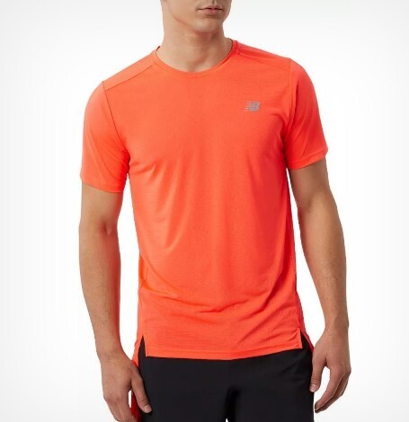 展示品未使用 new balance ニューバランス 半袖Tシャツ XLサイズ AccelerateショートスリーブTシャツ MT23222