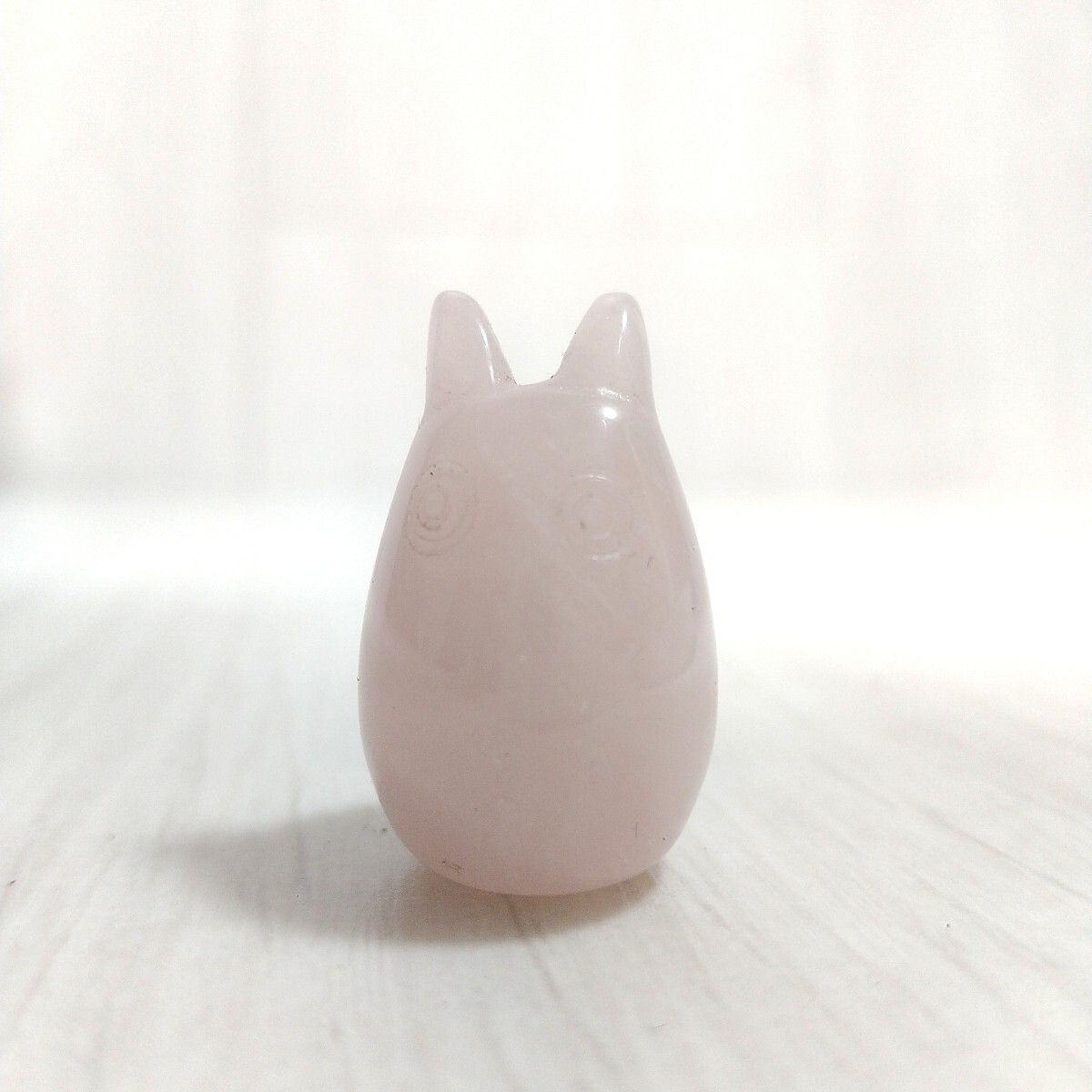 となりのトトロ トトロからのおみやげ石 小トトロみーつけた! ローズクォーツ(恋