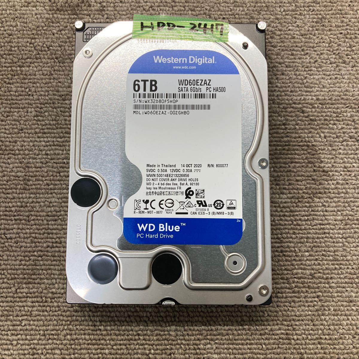 WD Red 6TB 内蔵型ハードディスクドライブ 2個セット【ジャンク