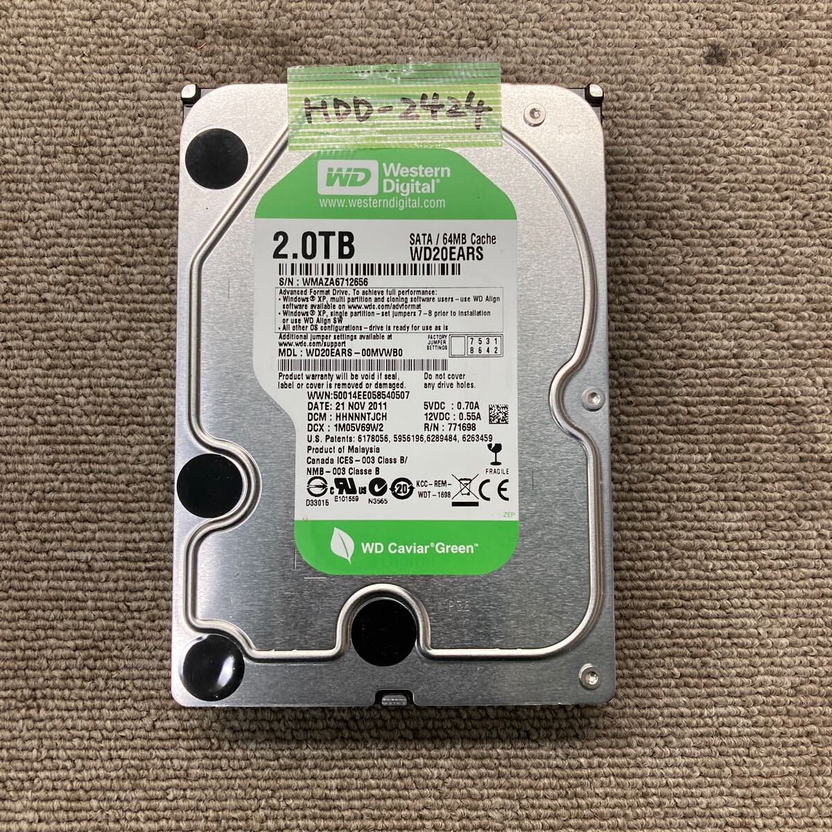 2025年最新】Yahoo!オークション -wd20earsの中古品・新品・未 2025年最新】Yahoo!オークション -wd20earsの中古品・新品・未