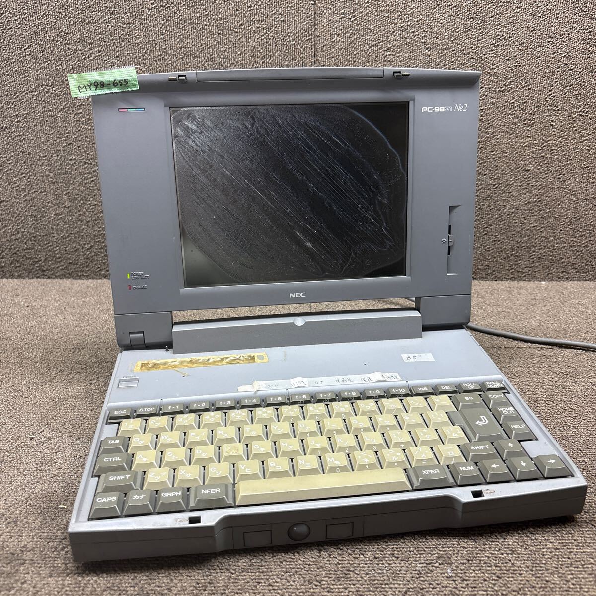 nec pc-9821 ne2 note ジャンク PC-98】NEC PC-9821 Ne2 PART1 分解・修理 コンデンサ交換