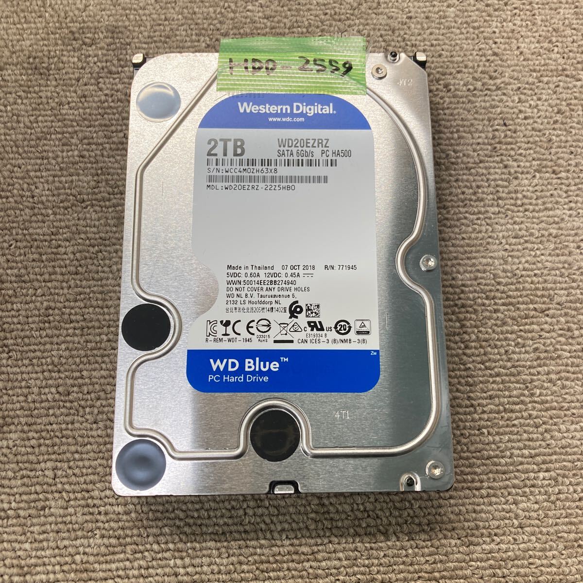 Yahoo!オークション -「wd20ezrz」(2TB～) (3.5 SerialATA)の