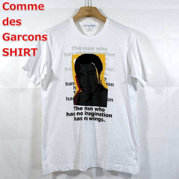 【良品】コムデギャルソンシャツ モハメド・アリTシャツ アンディ・ウォーホル COMME des GARCONS SHIRT サイズL