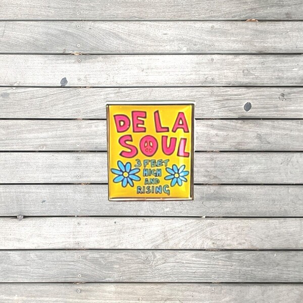 De La Soulデラソウルピンバッジヒップホップラップ好きに
