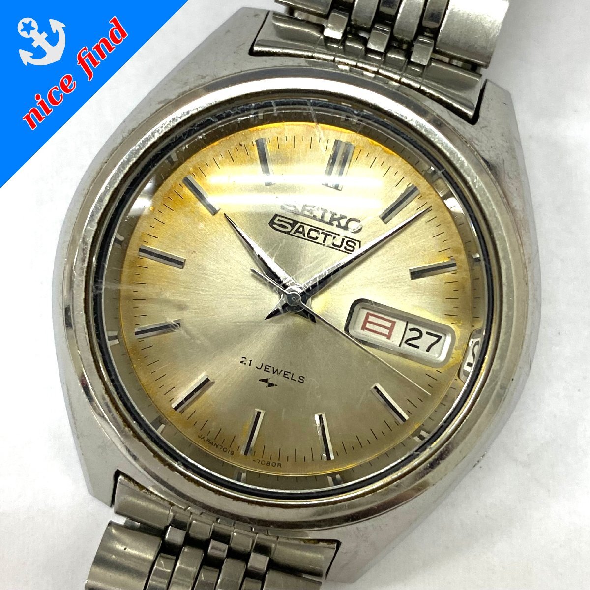 Yahoo!オークション -「seiko 7019-7060」の落札相場・落札価格