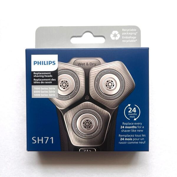 【100%正規品】フィリップス(Philips) 純正 SH71/50 (SH71/51の海外版) 電動シェーバー 替刃 7000 5000シリーズ Series 海外正規品 a