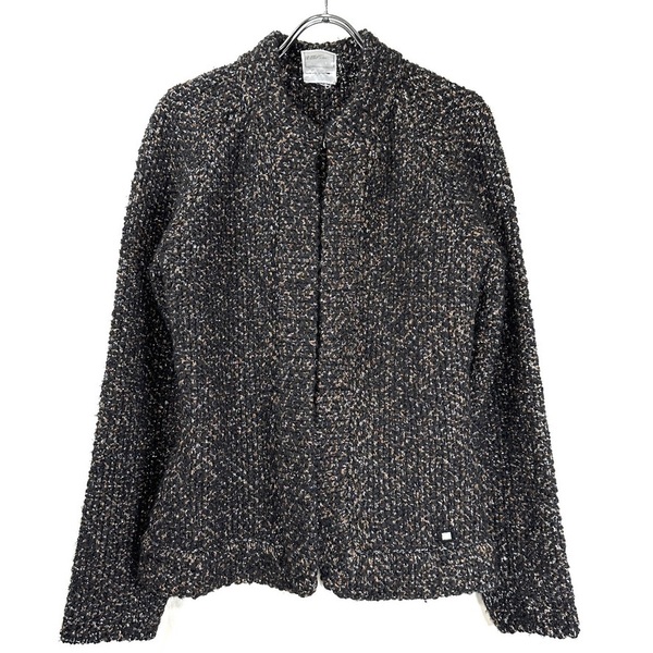 希少◇CHANEL シャネル 03A ツイード ノーカラージャケット アウター P21873V01381 レディース 42 ユニセックス