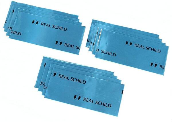 レアルシルト/REAL SCHILD カット品20cm×10cmサイズ 12枚入り 車載用制振シートデッドニング材 精密カット品