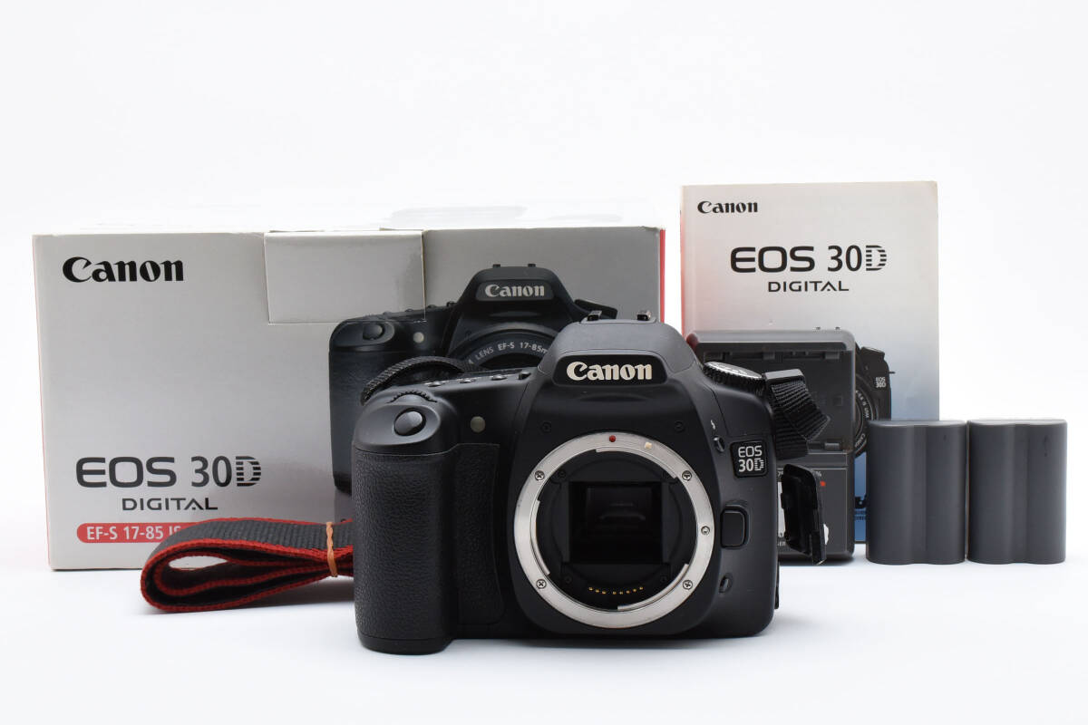 2024年激安 EOS キャノン 上良品 30D （完働品）□iTN058 充電器 付属品 デジタルカメラ