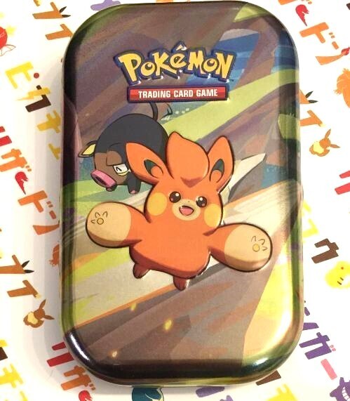 海外限定 ポケモン パモ ミニ 缶