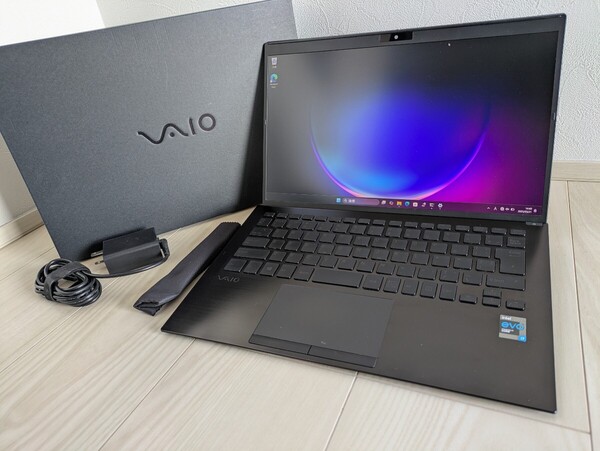 SONY VAIO SX14 ALL BLACK windows11 home VJS1448 intel evo CPU:Core i7 1195G7 2.9GHz /RAM:16GB /SSD:256GB