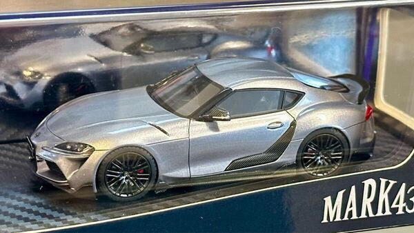 MARK43 トヨタ GR スープラ A90 GR PARTS 装着車 シルバーメタリック 1/43 モデルカー ミニカー TOYOTA SUPRA ホビージャパン Hobby Japan