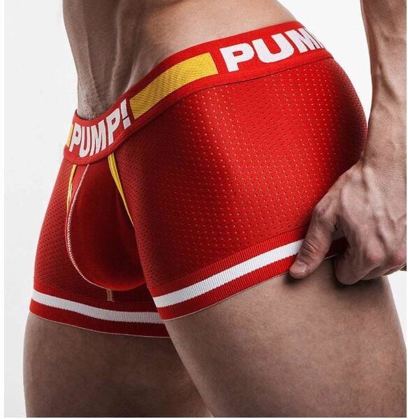 期間限定サービス品★【PUMP!3枚セット】Mサイズ ナイロンメッシュ ローライズボクサー メンズ 男性下着 Paypay N