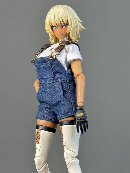 1/12スケールドール服 Tシャツ サロペット メガミデバイス蝸之殻アイリンB7