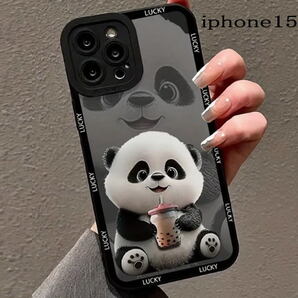 iphone15 スマホケース 可愛いパンダ柄