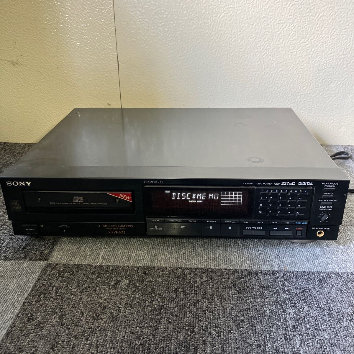 Yahoo!オークション -「sony cdp-227esd」(オーディオ機器) の Yahoo!オークション -「sony cdp-227esd」(オーディオ機器) の