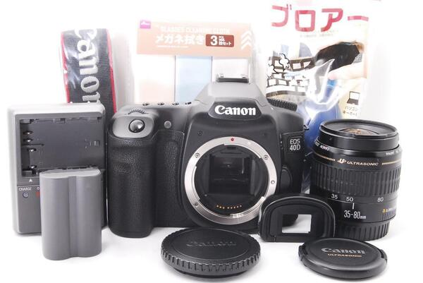 シャッター3714回 Canon EOS 40D 一眼レフ カメラ スマホ転送 キヤノン 101k7700