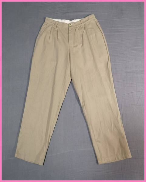 BOTS‐265‐2☆春夏秋☆新品☆送料込み☆即決☆ナチュラル系☆綿☆パンツ☆Mサイズ☆ベージュ系☆普通の綿パン