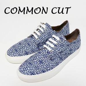 《COMMON CUT コモンカット》新品 定価19,800円 ポルトガル製 爽やかサマースニーカー スリッポン 41(26.5cm)S1768