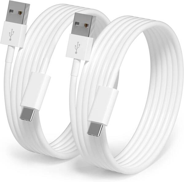 iPhone 16 15 ケーブル USB タイプc ケーブル 3A急速充電 USB-C & USB-A 充電ケーブル 1M 2本セット