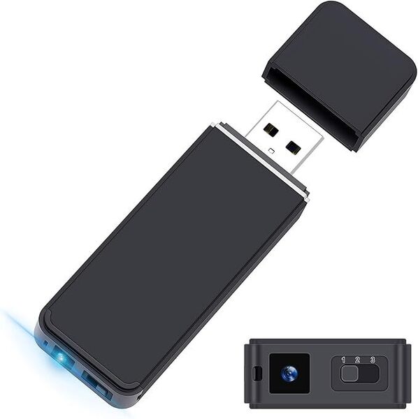 小型カメラ USBメモリー型カメラ 1080P