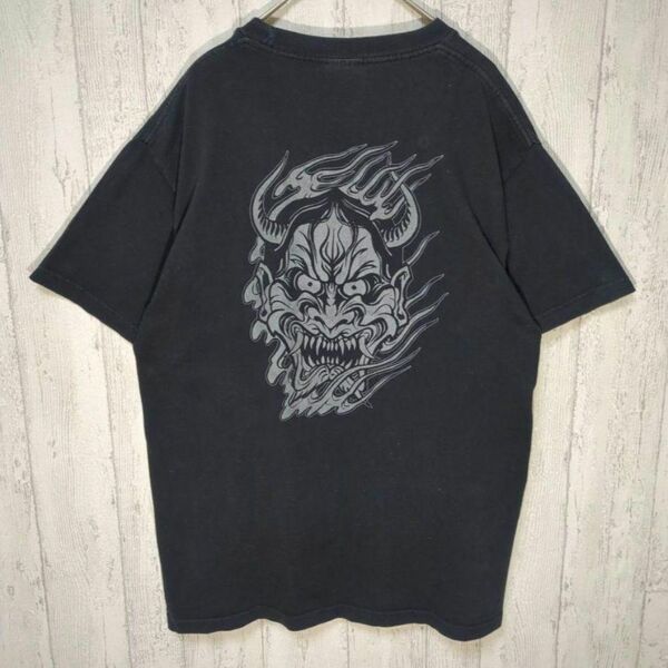 good faith 般若 バックプリント Tシャツ ロック バンド 古着 #hs42