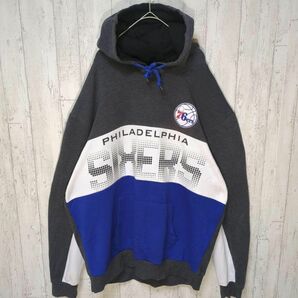 NBA フィラデルフィア セブンティシクサーズ USA古着 パーカー #h1163