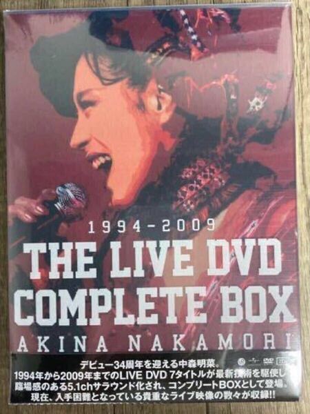中森明菜 THE LIVE DVD COMPLETE BOX DVD