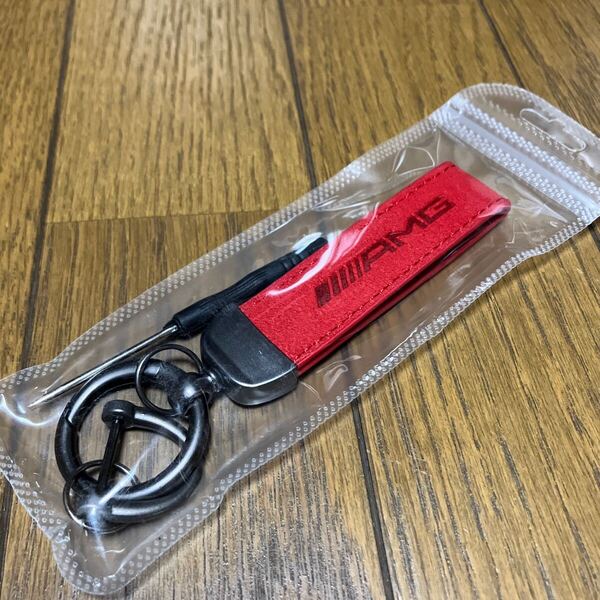 メルセデスベンツ キーホルダー AMG キーホルダー 赤 レッド