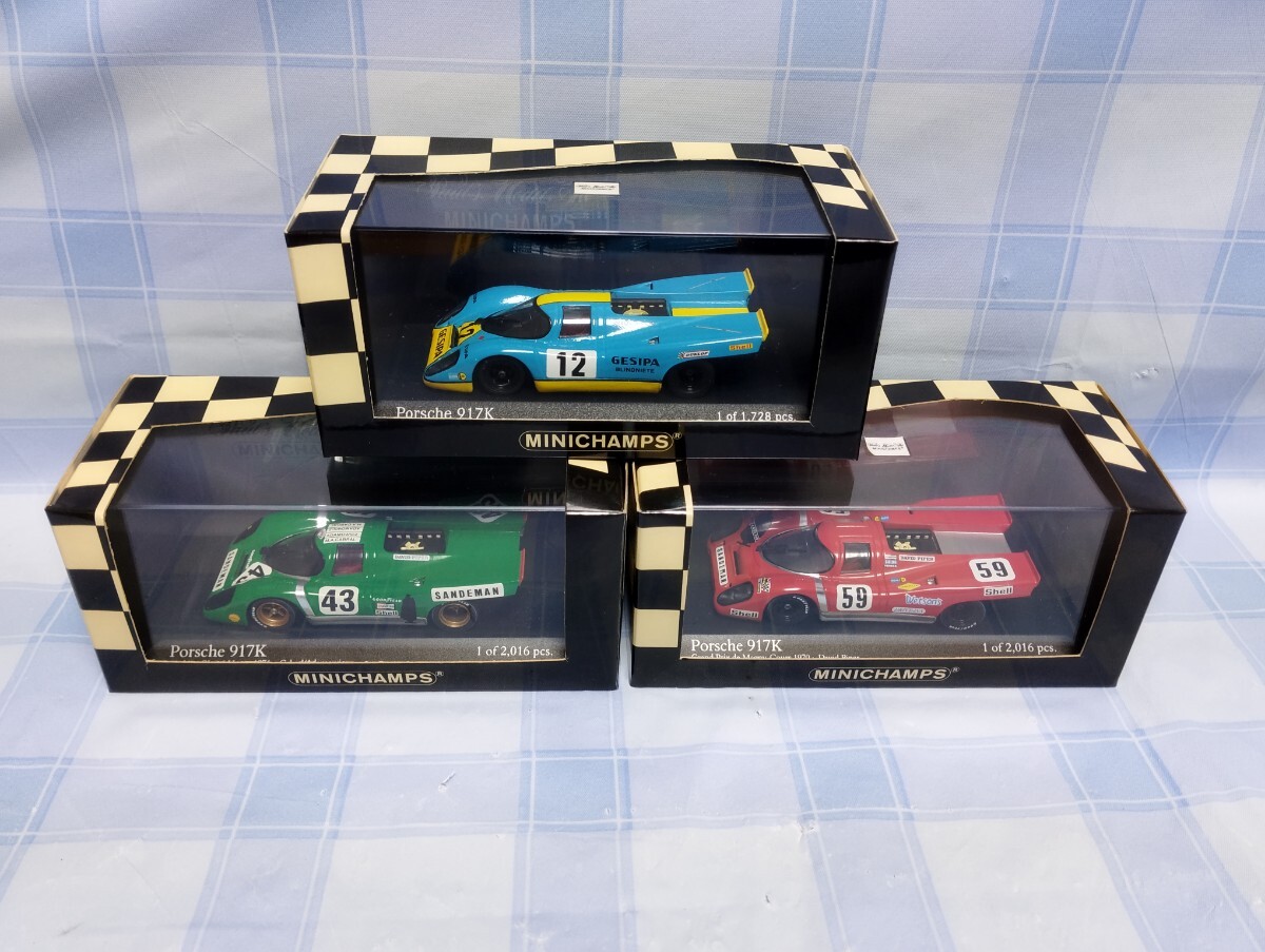 ミニチャンプス 1/12 ポルシェ917K #3 セブリング12H 優勝1971