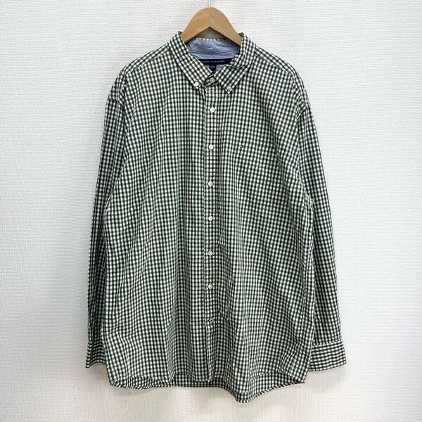 TOMMY HILFIGER トミーヒルフィガー ボタンダウンシャツ BD 長袖 チェック XXL 10124439